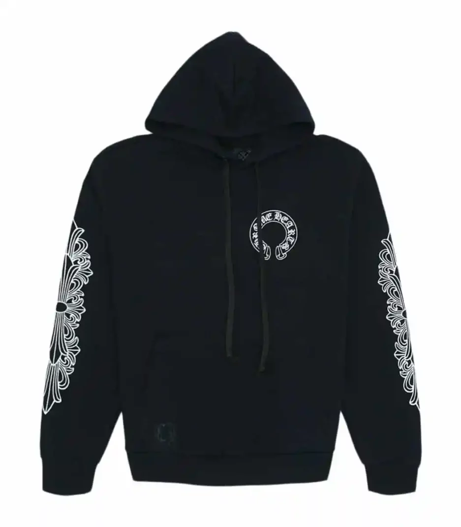 Chrome Hearts Horse Shoe Floral Hoodie