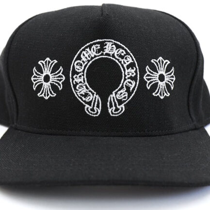 Chrome Hearts Horseshoe Denim Baseball Black Hat