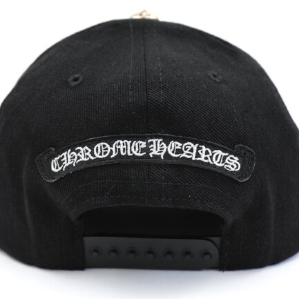 Chrome Hearts Horseshoe Denim Baseball Hat – Black