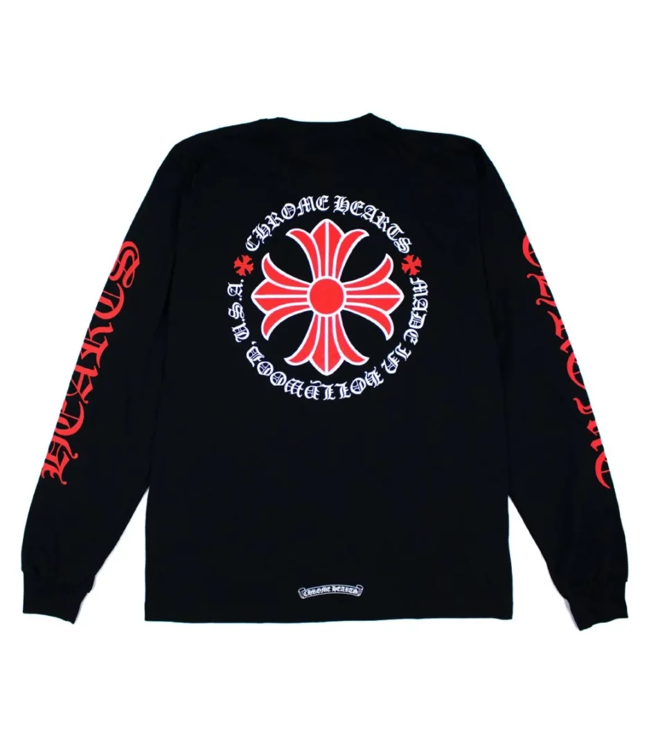 Chrome Hearts Made In Hollywood Plus Cross LS Sweatshirt