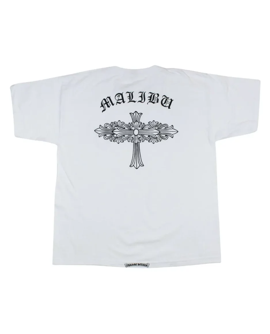 Chrome Hearts Malibu Exclusive Classic Script T-Shirt White