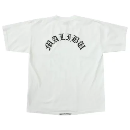 Chrome Hearts Malibu Exclusive Script Letter T-Shirt White