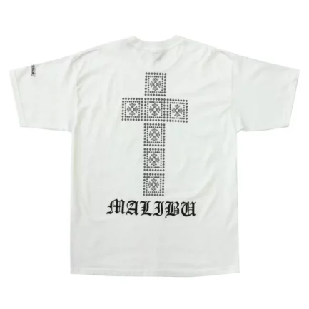 Chrome Hearts Malibu Exclusive Square Cross T-Shirt White