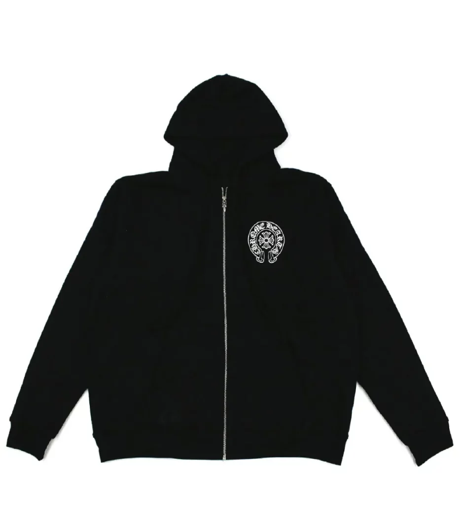 Chrome Hearts Malibu Horse Shoe Zip Up Hoodie