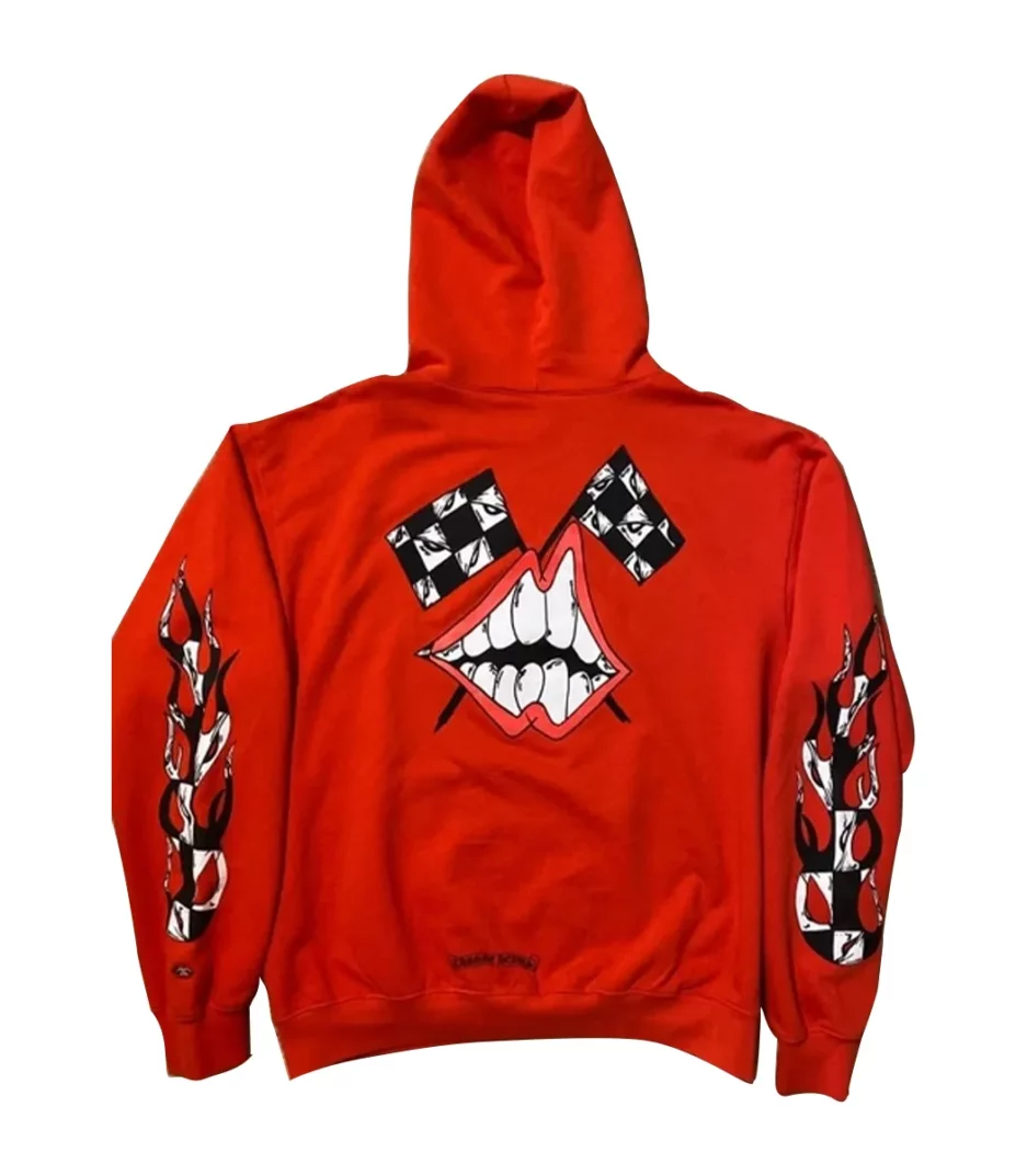 Chrome Hearts Matty Boy Art Basel Red Hoodie