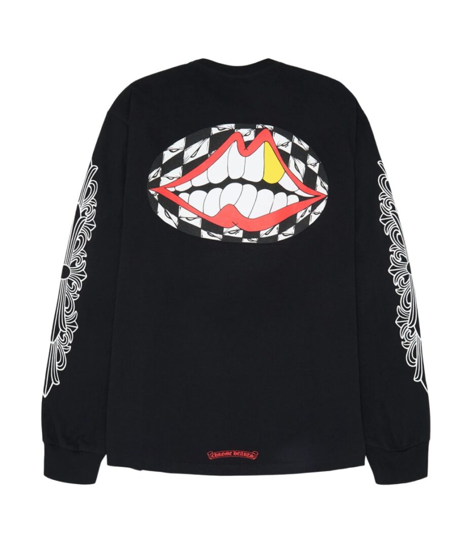 Chrome Hearts Matty Boy Flower Chomper L-S Sweatshirt