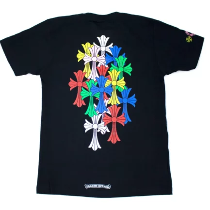 Chrome Hearts Multi Color Cross Cemetery T-Shirt