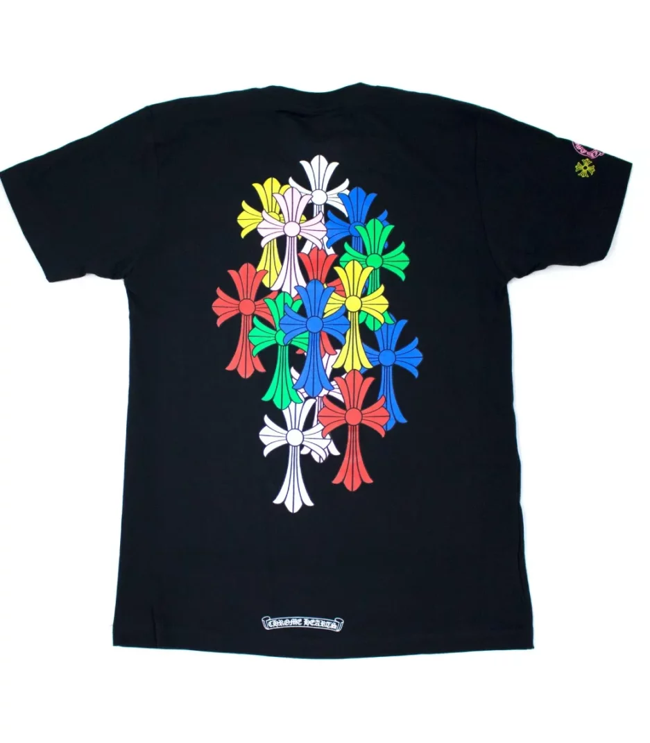 Chrome Hearts Multi Color Cross Cemetery T-Shirt