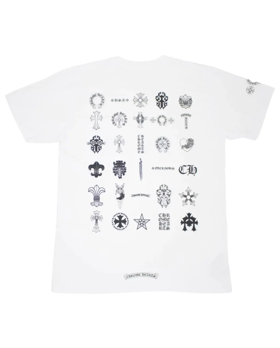 Chrome Hearts Multi Logo T-Shirt White