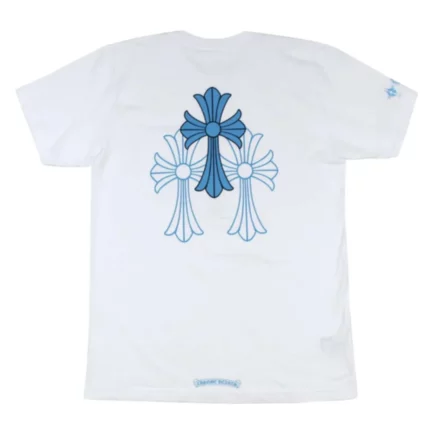 Chrome Hearts Triple Cross Logo S S T-Shirt White